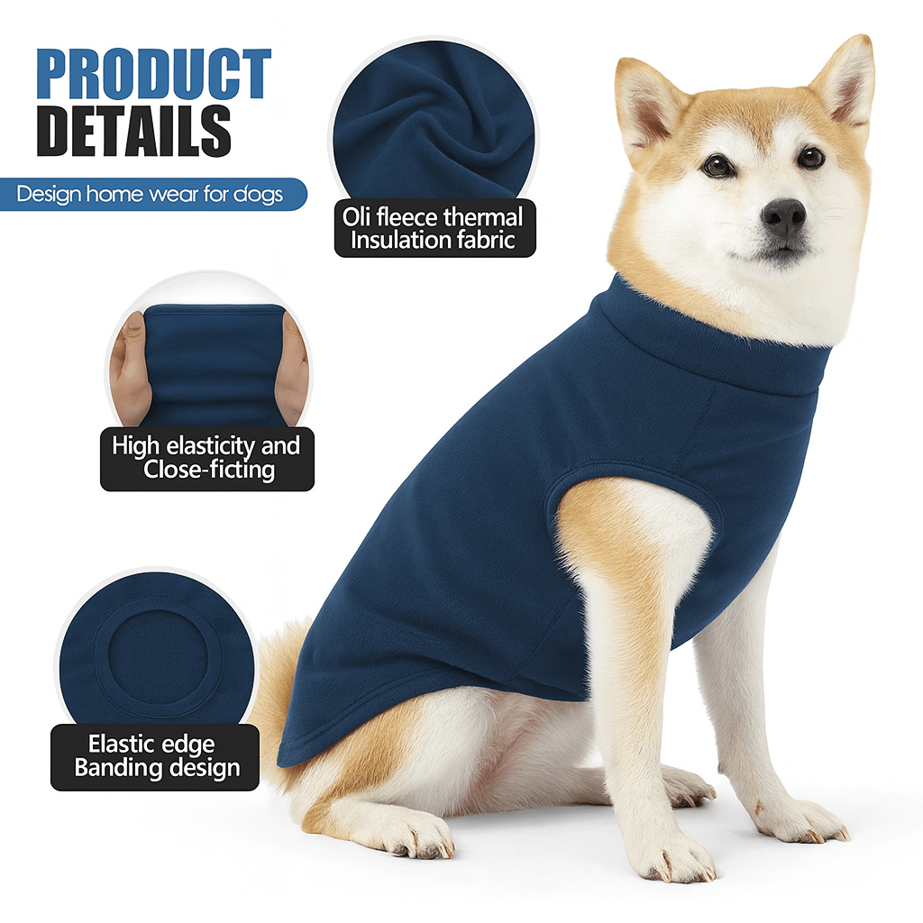 TechnuPet Pajamas for Dogs Soft Winter Dog Sweater Pajamas