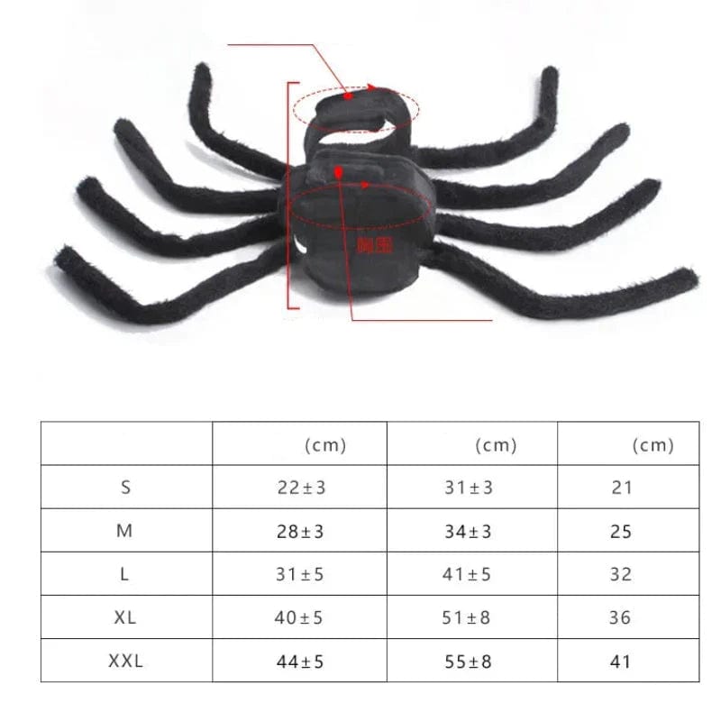 TechnuPet Dog Halloween Costumes Spider Halloween Pet Costume