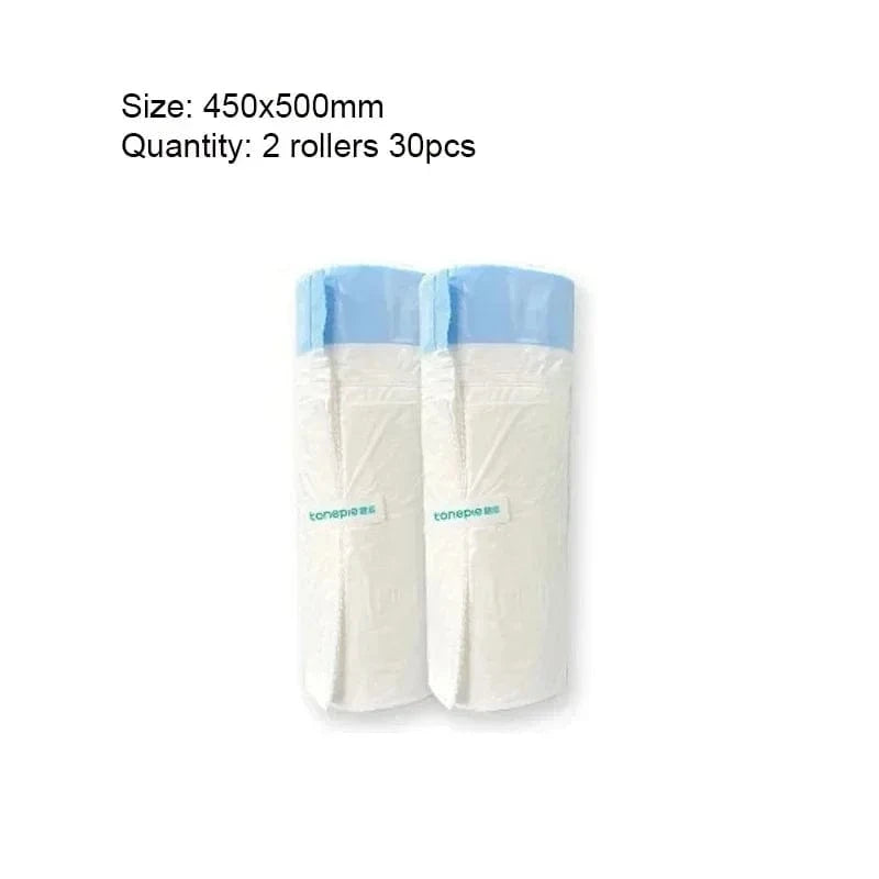 TechnuPet Smart Cat Litter 2 Rollers 30pcs Thick Disposable Trash Bags for the TechnuPet Smart Litter