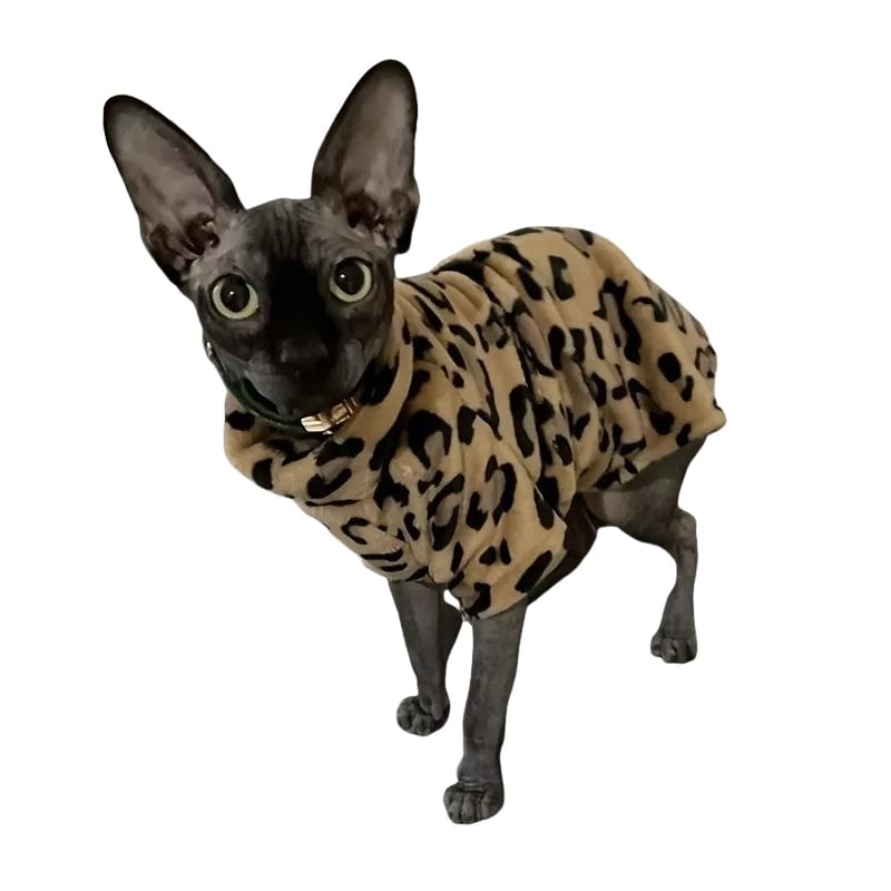 TechnuPet Cat Sweaters Thick Warm Sphynx Winter Outfit