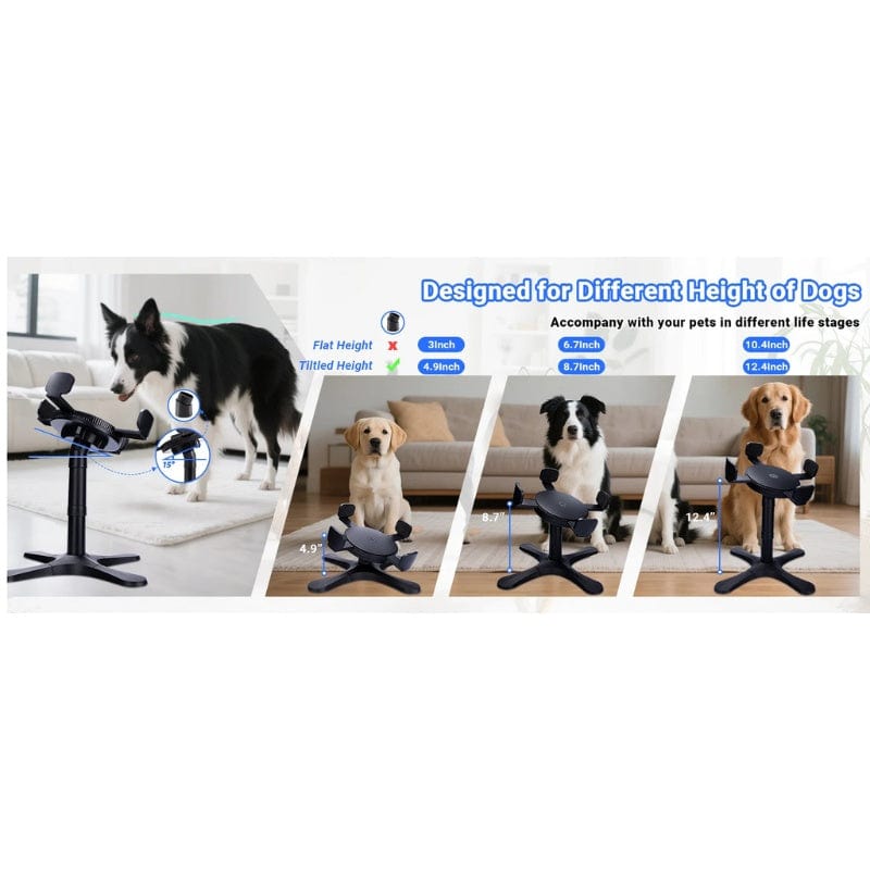 TechnuPet Raised Dog Bowls Tilted Elevated Dog Bowls