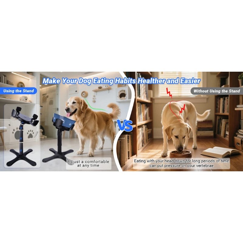 TechnuPet Raised Dog Bowls Tilted Elevated Dog Bowls