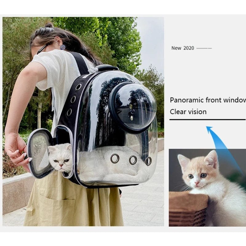 TechnuPet Pet Backpack Transparent Space Capsule Pet Backpack
