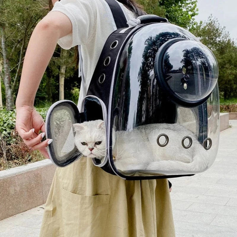 TechnuPet Pet Backpack Transparent Space Capsule Pet Backpack