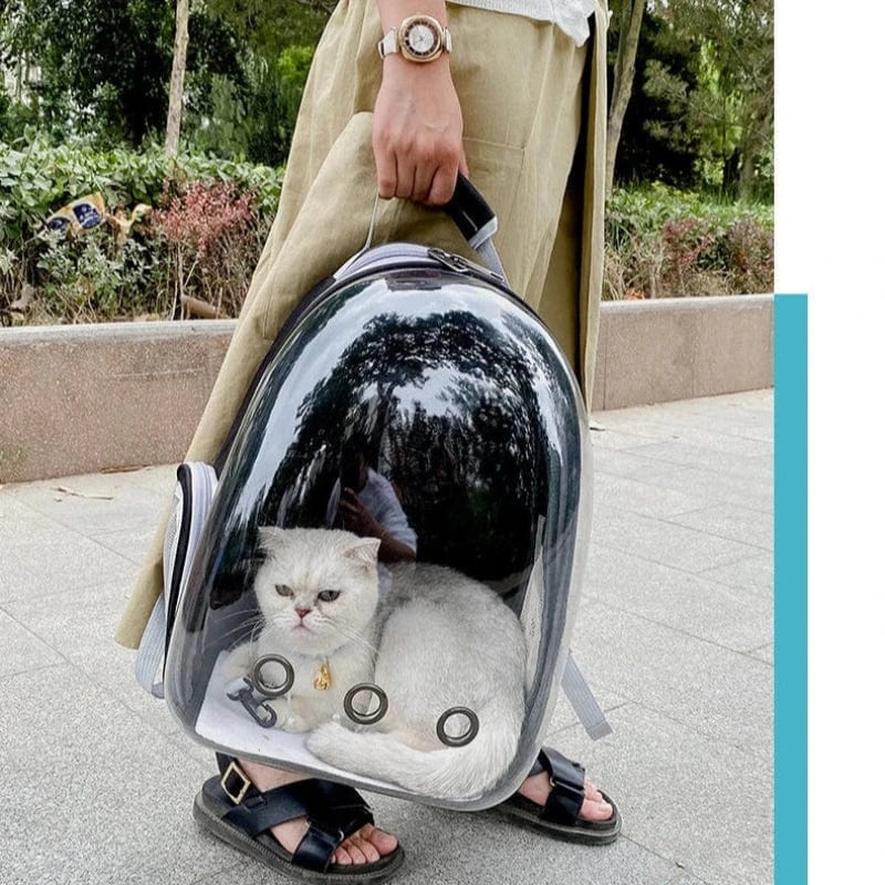TechnuPet Pet Backpack Transparent Space Capsule Pet Backpack