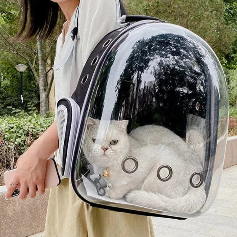TechnuPet Pet Backpack Transparent Space Capsule Pet Backpack