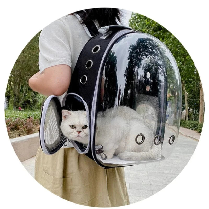TechnuPet Pet Backpack Transparent Space Capsule Pet Backpack