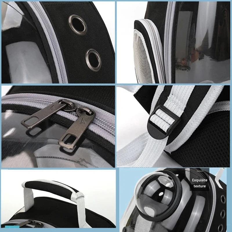 TechnuPet Pet Backpack Transparent Space Capsule Pet Backpack
