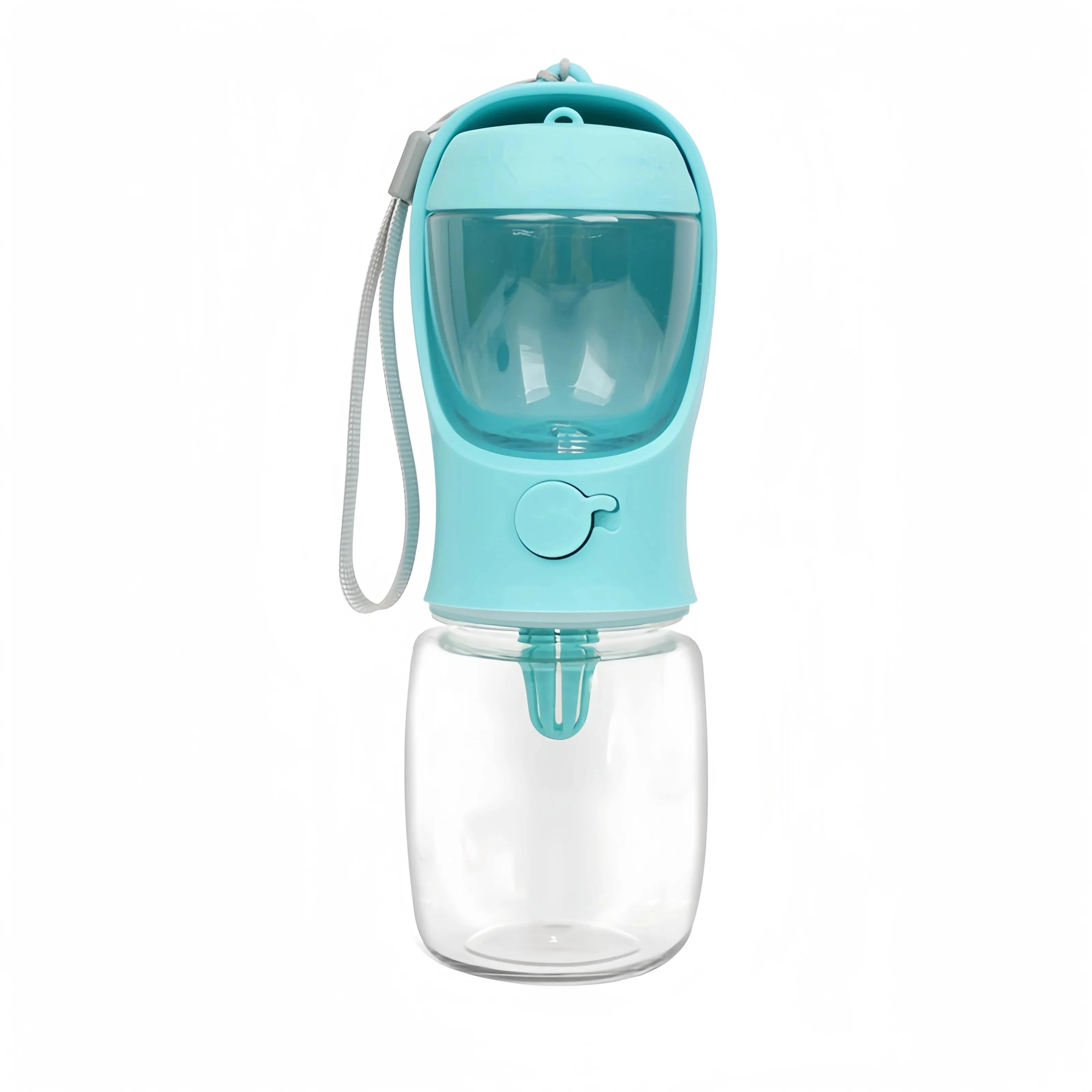 TechnuPet Smart Dog Feeder Blue / 550ml Travel Pet Water Bottle and Food Dispenser