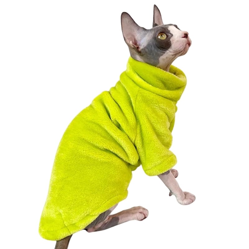TechnuPet Cat Sweaters Turtleneck Sphynx Cat Sweater