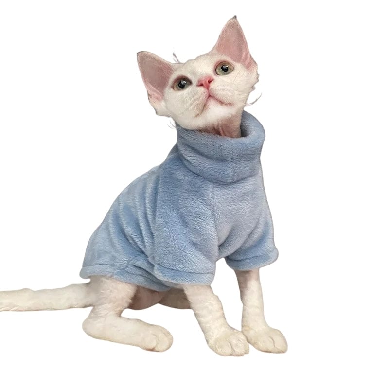TechnuPet Cat Sweaters Turtleneck Sphynx Cat Sweater