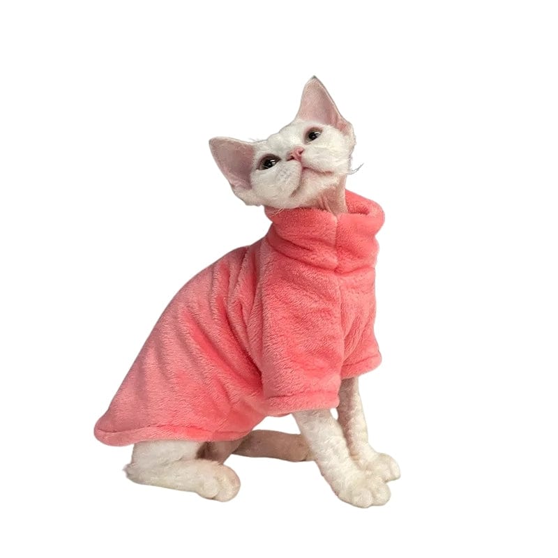 TechnuPet Cat Sweaters Turtleneck Sphynx Cat Sweater