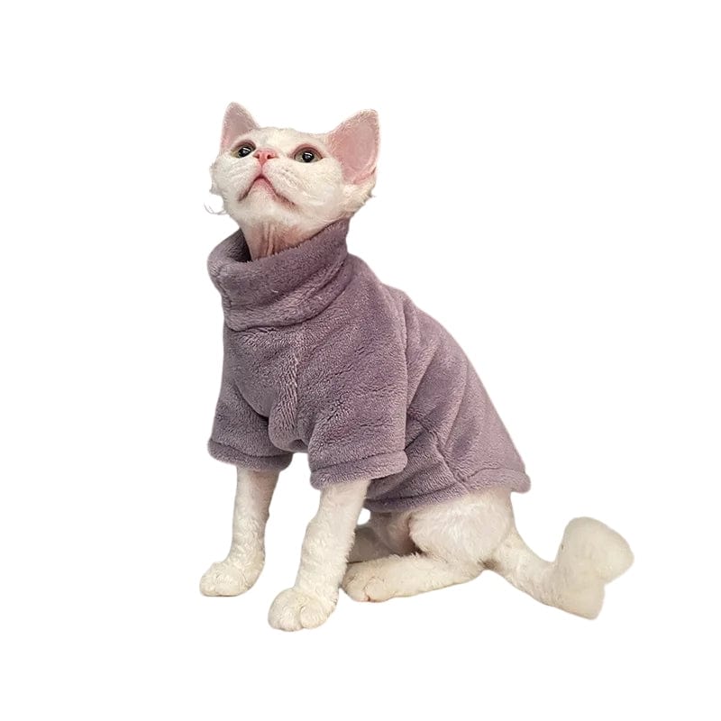 TechnuPet Cat Sweaters Turtleneck Sphynx Cat Sweater