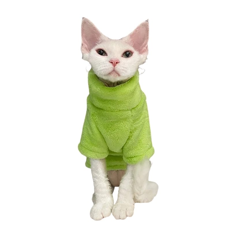 TechnuPet Cat Sweaters Turtleneck Sphynx Cat Sweater