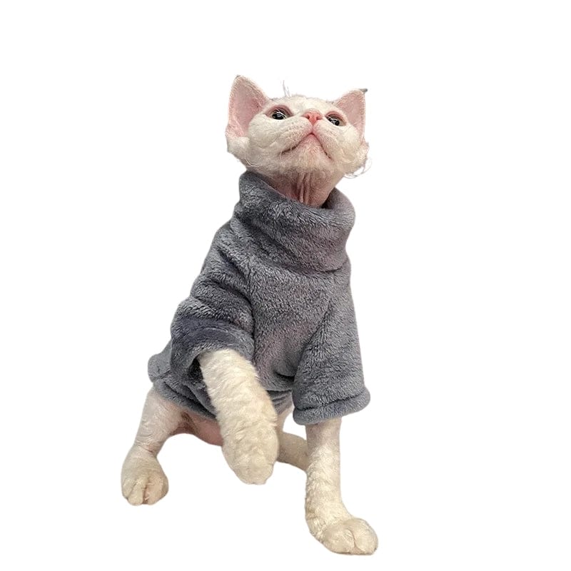 TechnuPet Cat Sweaters Turtleneck Sphynx Cat Sweater