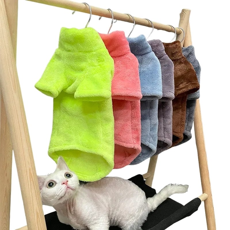 TechnuPet Cat Sweaters Turtleneck Sphynx Cat Sweater