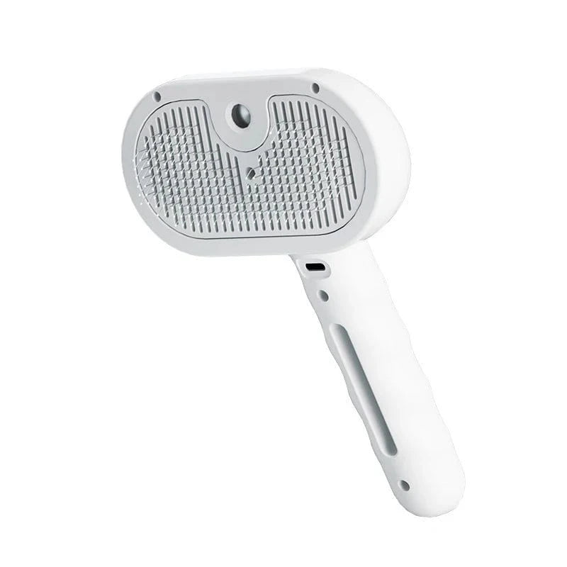 TechnuPet Dog Brush WHITE / CHINA USB Pet Steam Comb