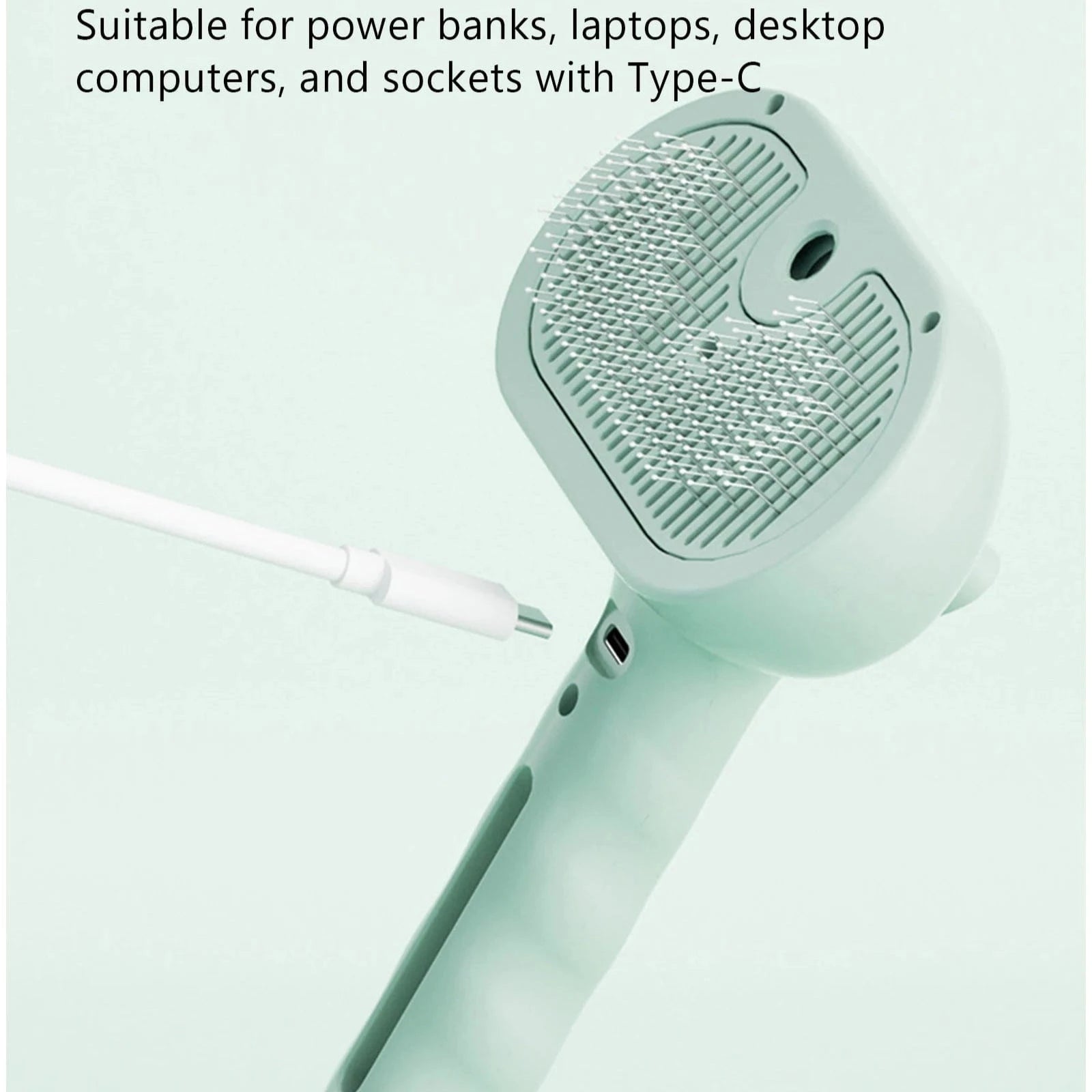 TechnuPet Dog Brush USB Pet Steam Comb