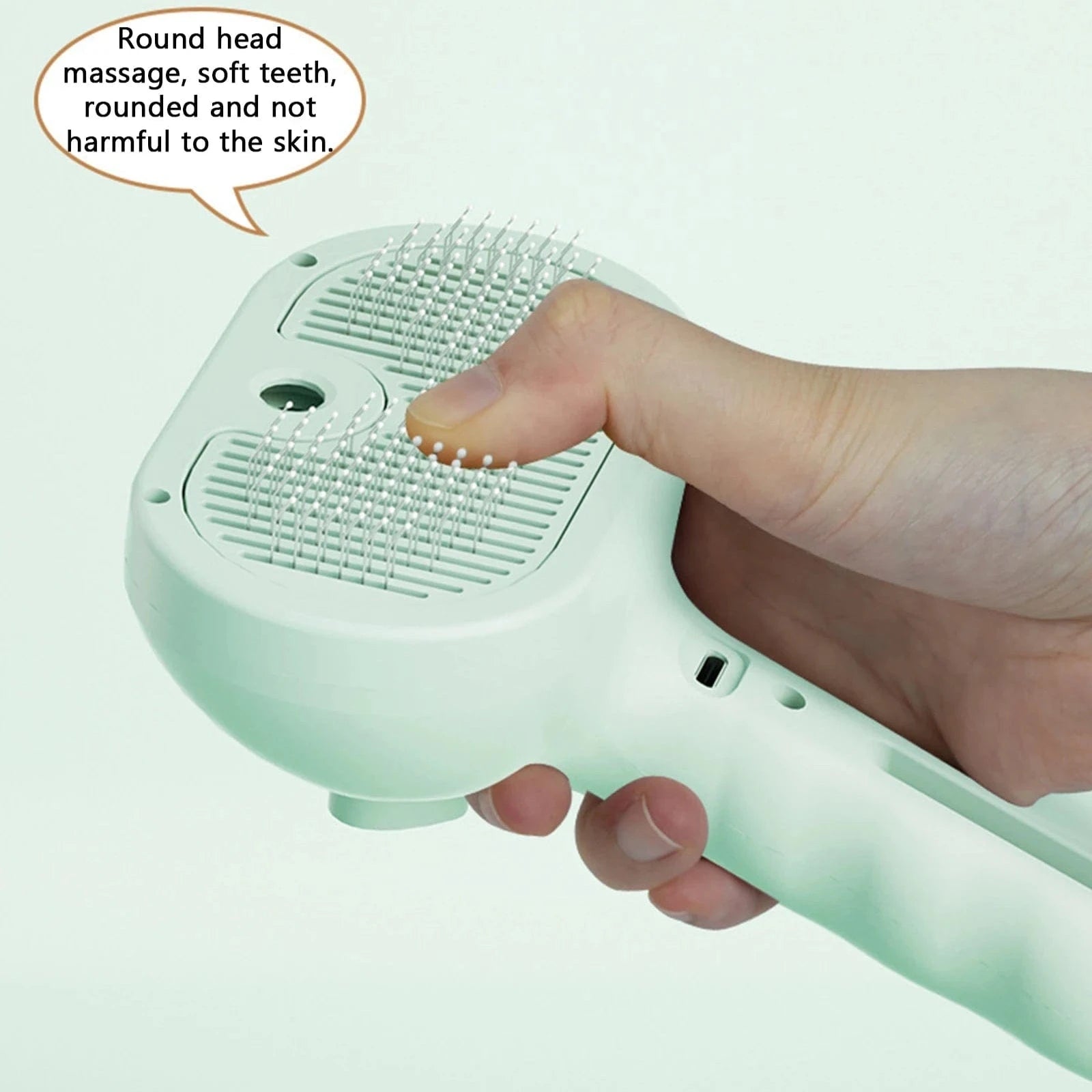 TechnuPet Dog Brush USB Pet Steam Comb