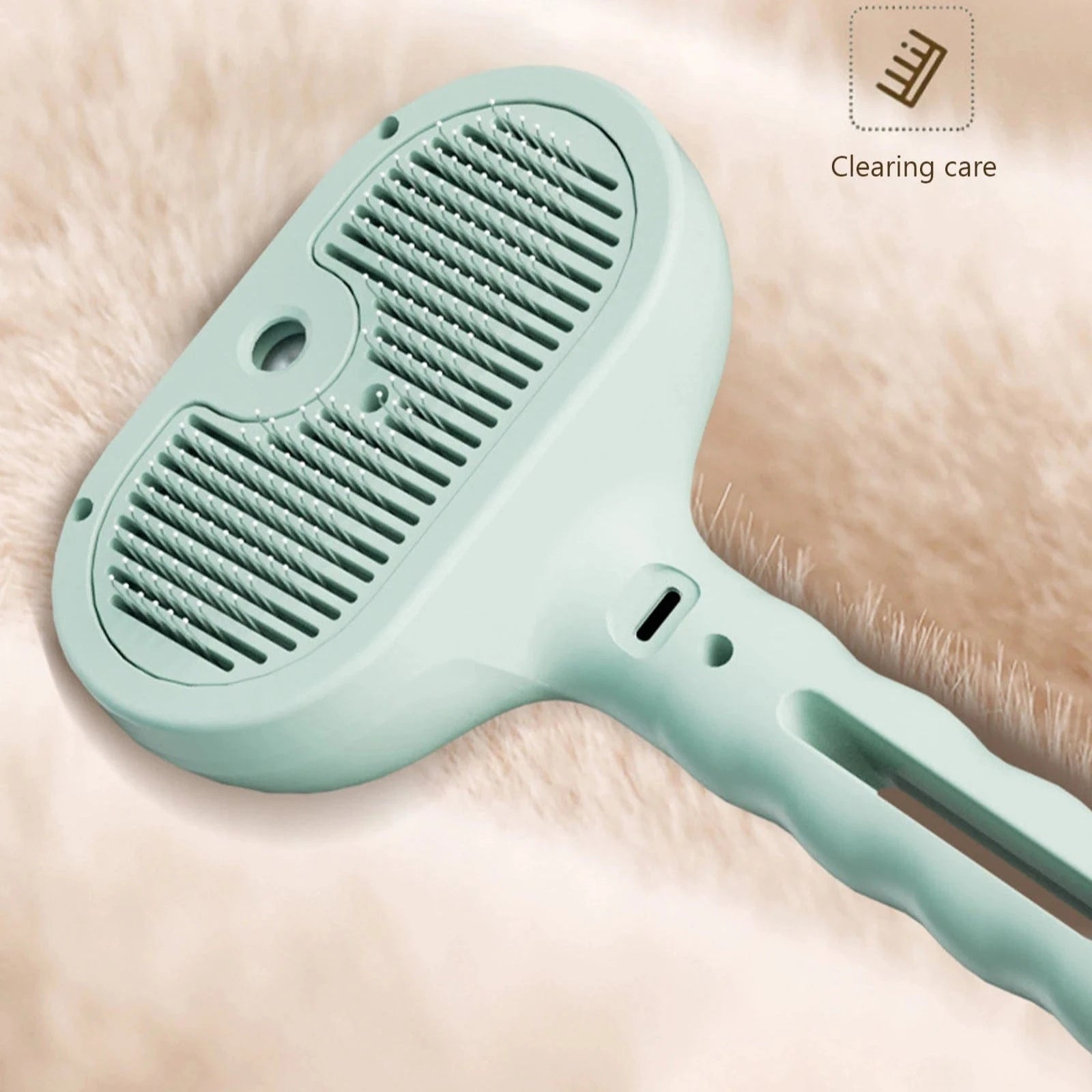 TechnuPet Dog Brush USB Pet Steam Comb