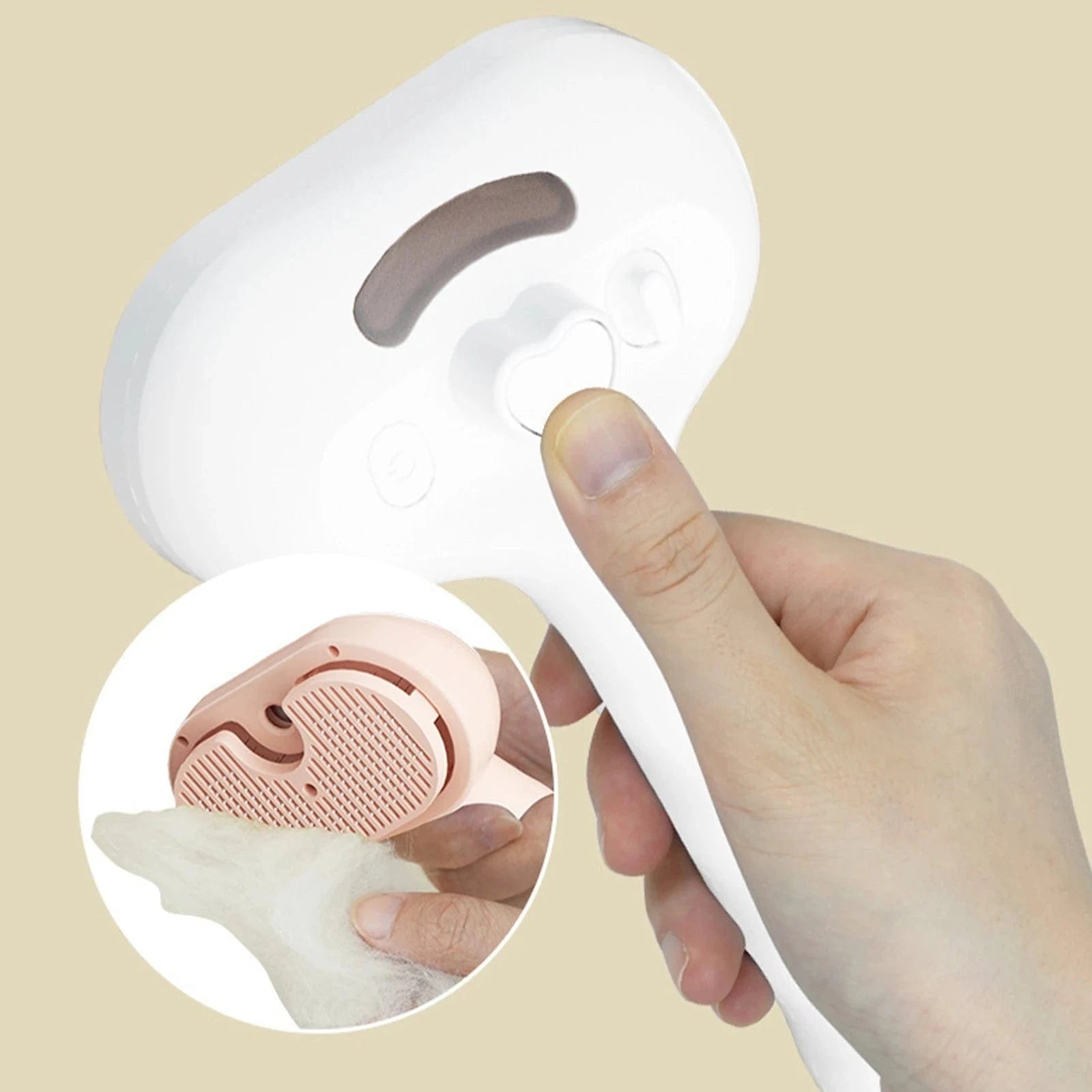 TechnuPet Dog Brush USB Pet Steam Comb