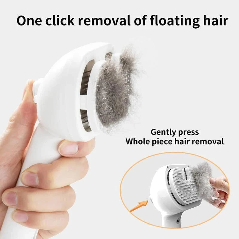 TechnuPet Dog Brush USB Pet Steam Comb