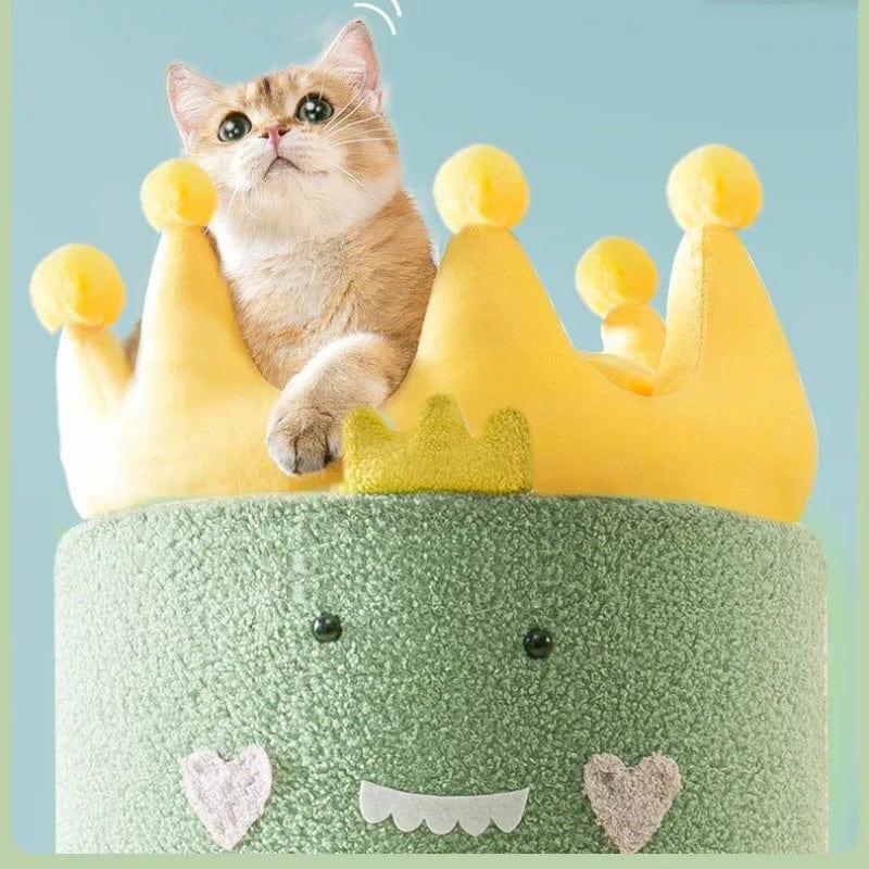 TechnuPet Cat Scratching Post Velvet Cat Climbing Scratching Post