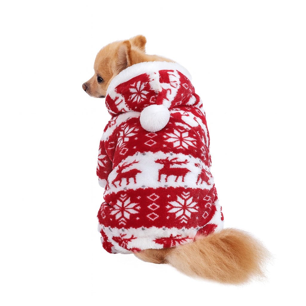 TechnuPet Pet Clothing Warm Christmas Dog Pajamas