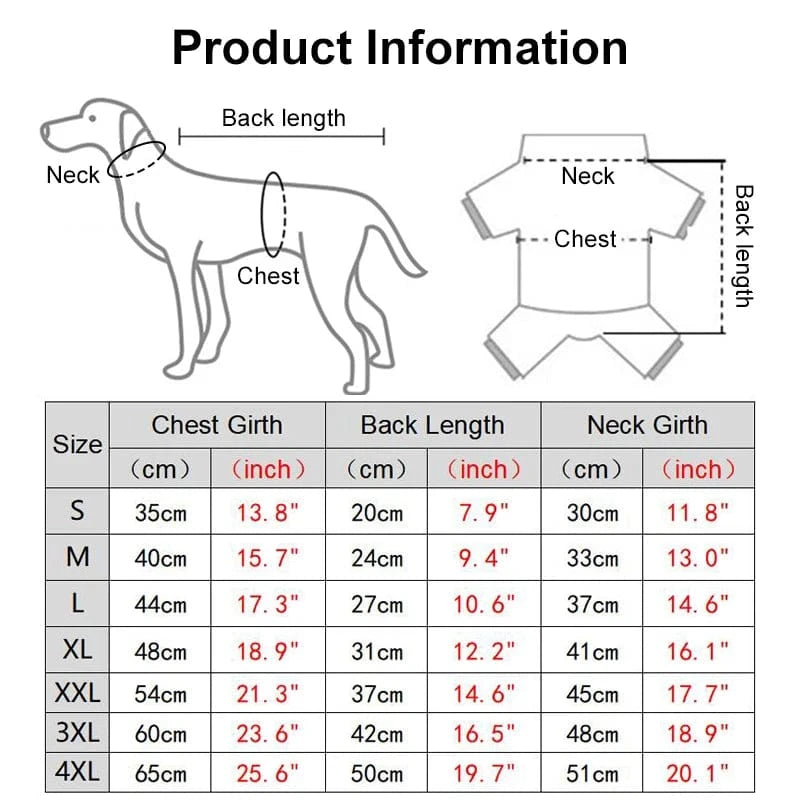 TechnuPet Pet Clothing Warm Christmas Dog Pajamas
