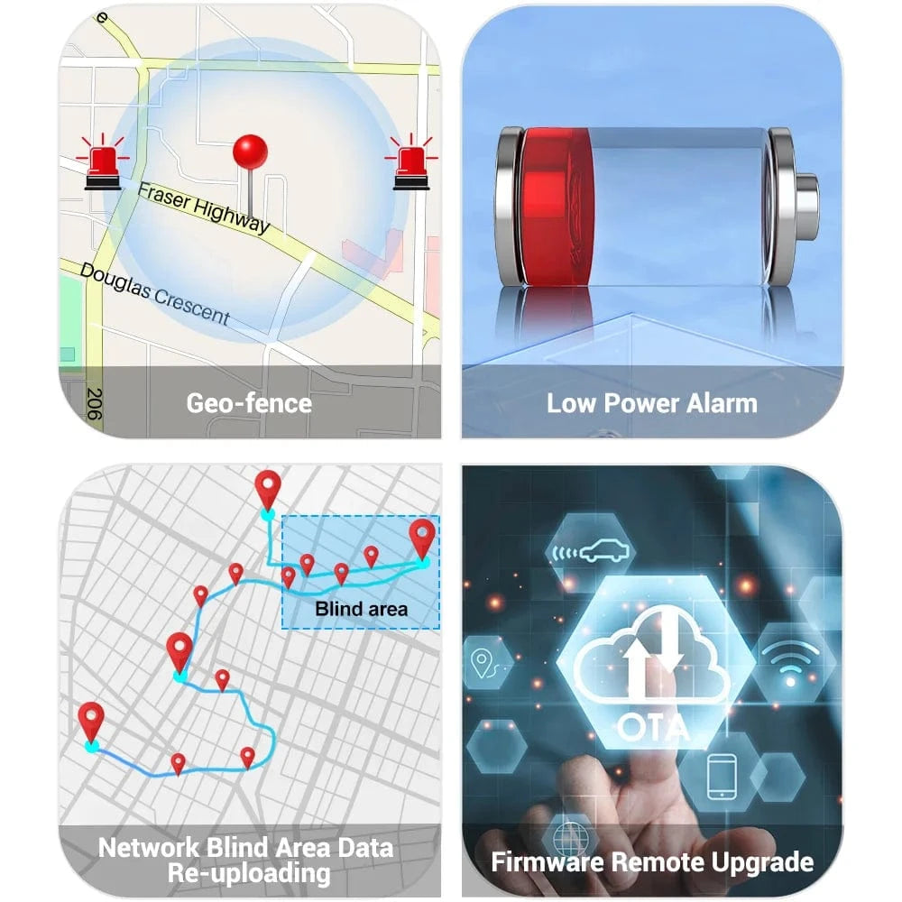 TechnuPet Dog GPS Tracker Lifetime Platform / CHINA Waterproof 4G Pet GPS Tracker