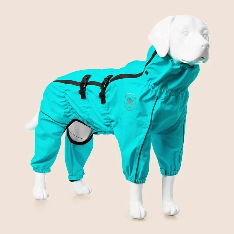 TechnuPet Dog Raincoats 02 / XXL 17-20kg Waterproof Breathable Dog Raincoat for Large Dogs