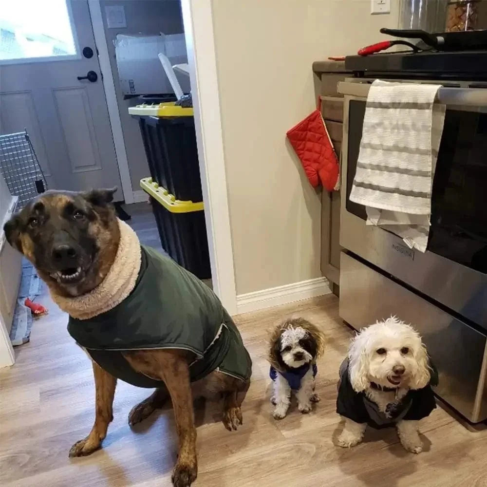 TechnuPet Pet Clothing Waterproof Warm Dog Vest for Large Breeds