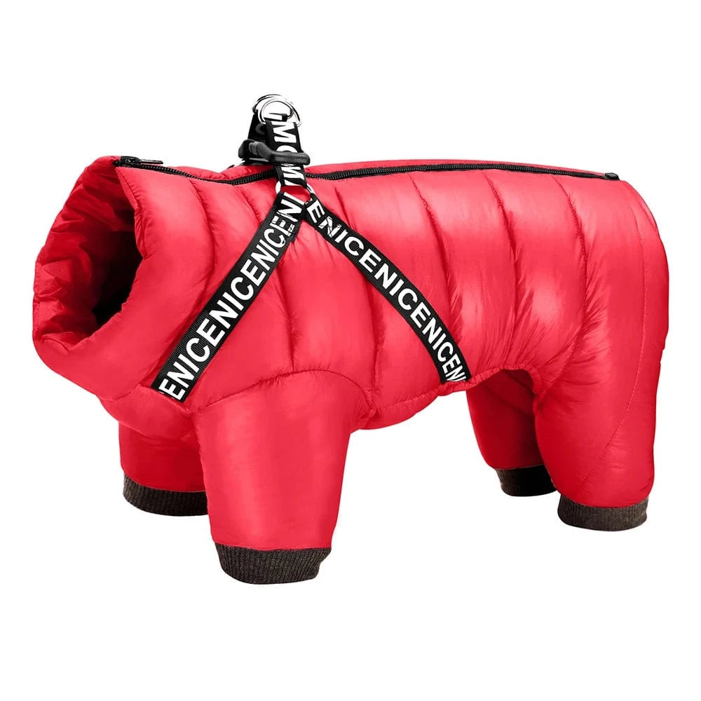 TechnuPet Pet Clothing Red / 18 Waterproof Warm Dog Winter Jacket