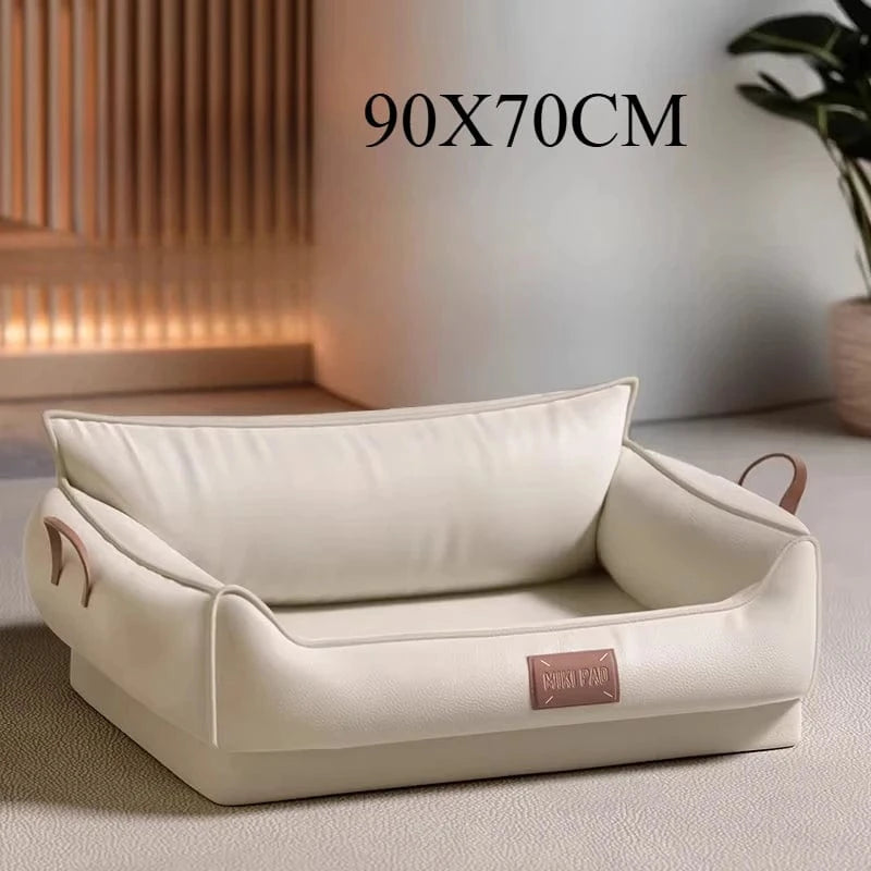 TechnuPet Dog Bed White XL within 35kg Waterproof Winter Dog Bed Mat