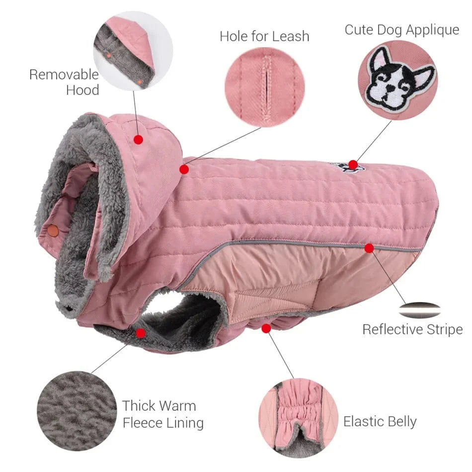 TechnuPet Dog Life jacket Winter Dog Jacket