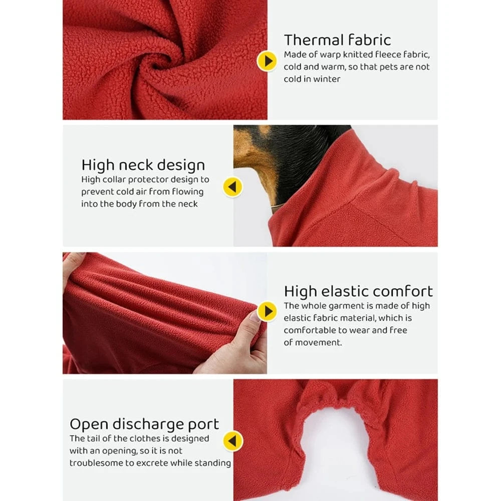 TechnuPet Pajamas for Dogs Winter Warm Dog Pajamas