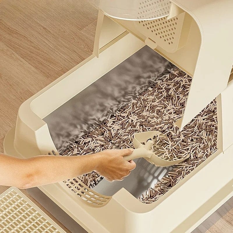 TechnuPet Smart Cat Litter XL Stainless-Steel Cat Litter Box