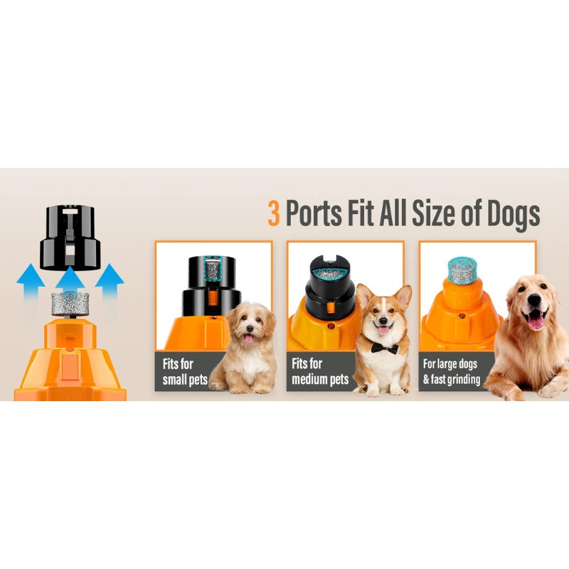 6-Speed Rechargeable Dog Nail Grinder