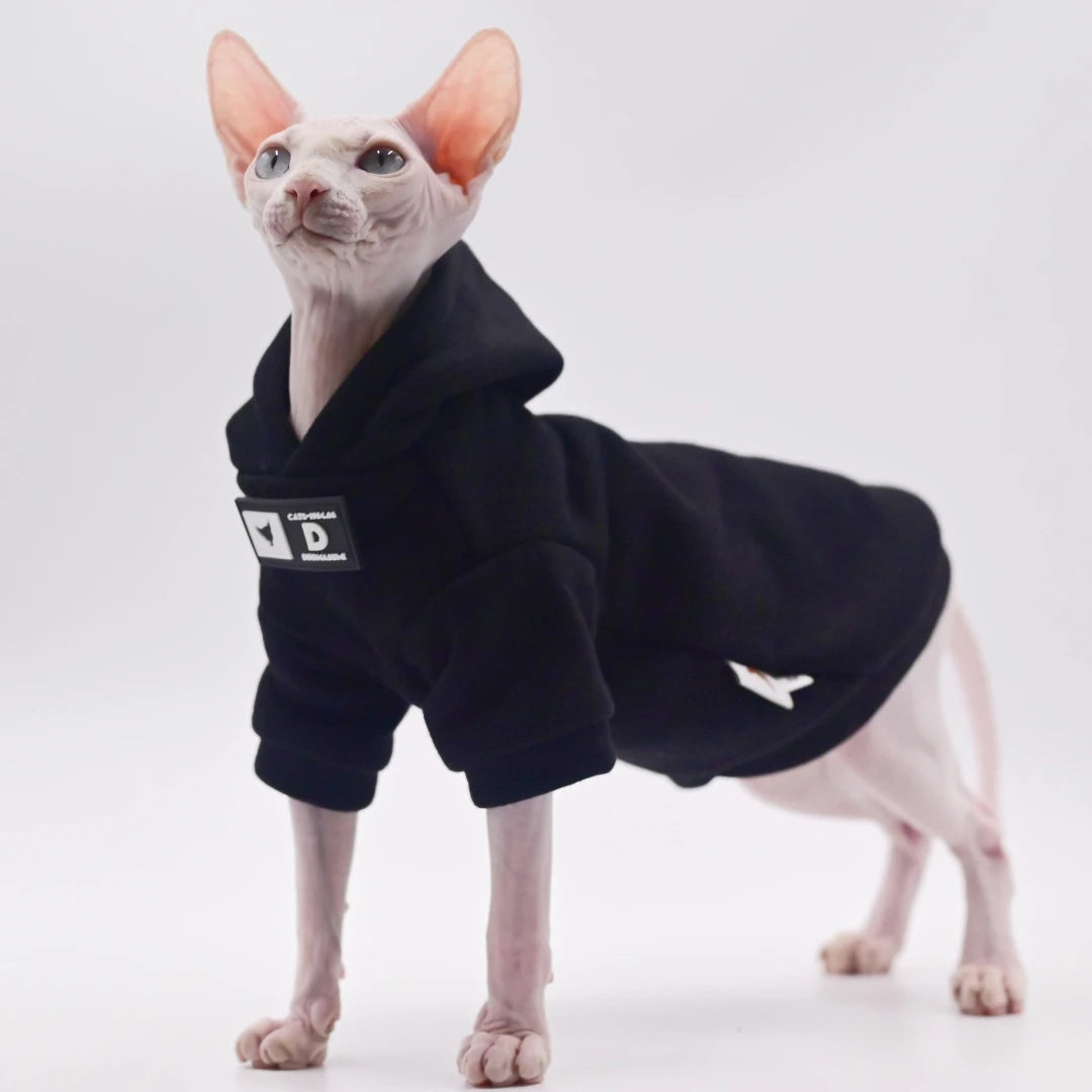 Cat Hoodie – Spring/Fall Pullover for Sphynx
