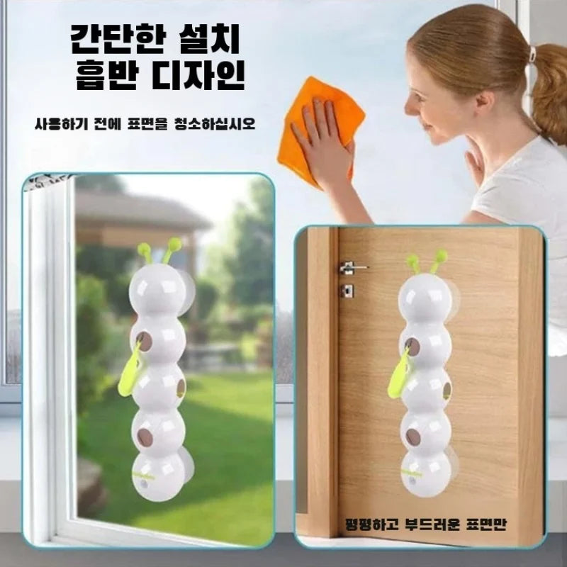 Self-Entertainment Caterpillar Cat Toy with Feather