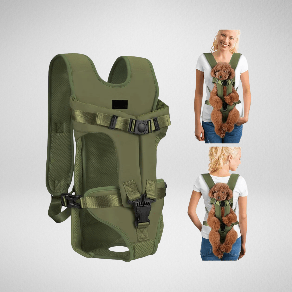 TechnuPet Pet Backpack Adjustable Front Pet Carrier Backpack