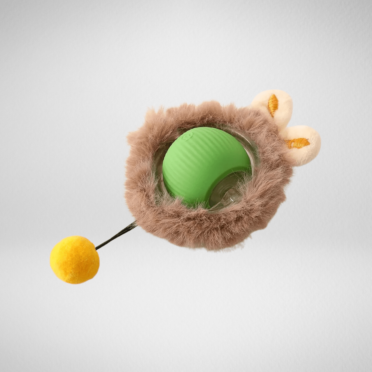 TechnuPet Cat Toys Green Automatic Rolling Cat Ball