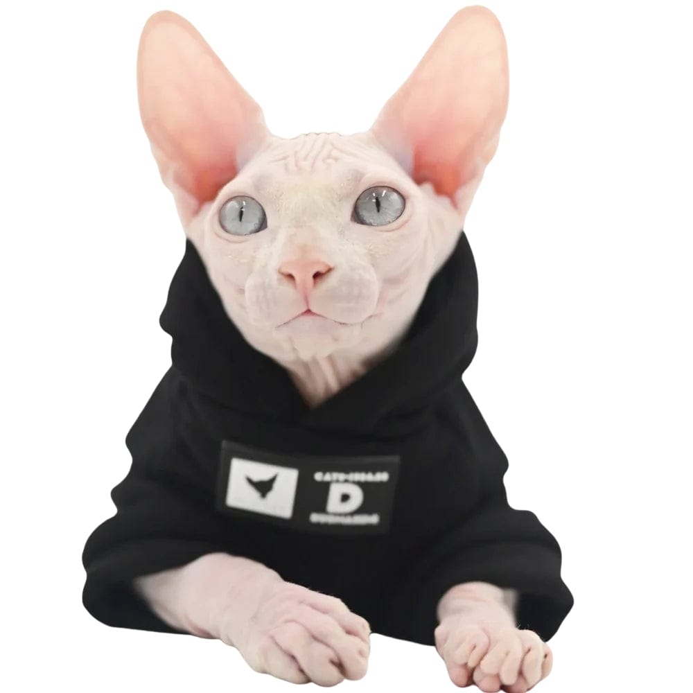 TechnuPet Cat Sweaters Cat Hoodie – Spring/Fall Pullover for Sphynx