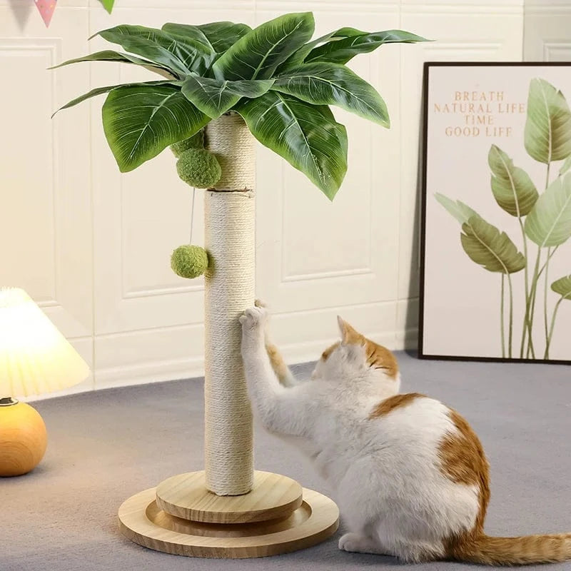 TechnuPet Cat Scratching Post Cat Scratching Post with Hanging Balls