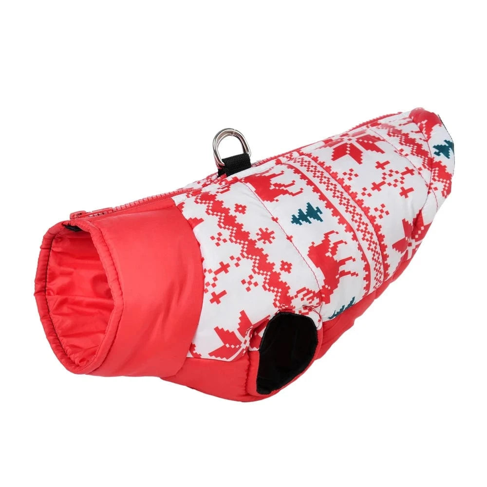 TechnuPet Dog Life jacket 01 / S Christmas Print Warm Dog Jacket for Small Dogs