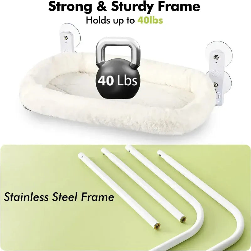 TechnuPet Cat Hammock Cordless Window Cat Hammock