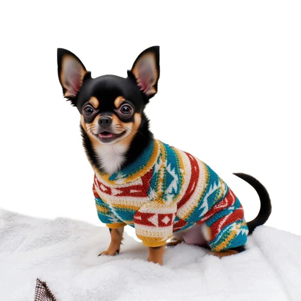 TechnuPet Pet Clothing Dog Christmas Pajamas Outfit