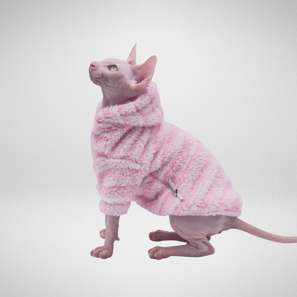 TechnuPet Cat Sweaters Pink / XS（old） Double-Sided Fluffy Winter Jacket