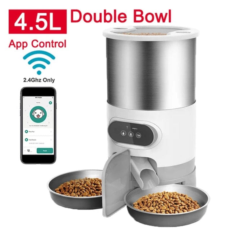 TechnuPet Dual-Meal Smart Pet Feeder