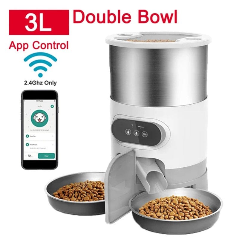 TechnuPet Dual-Meal Smart Pet Feeder